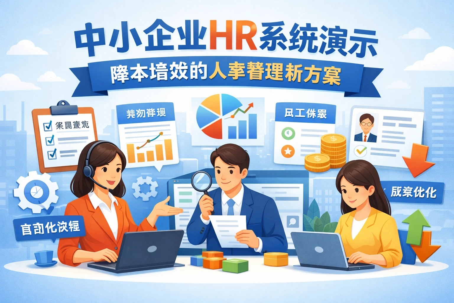 中小企业HR系统演示:降本增效的人事管理新方案