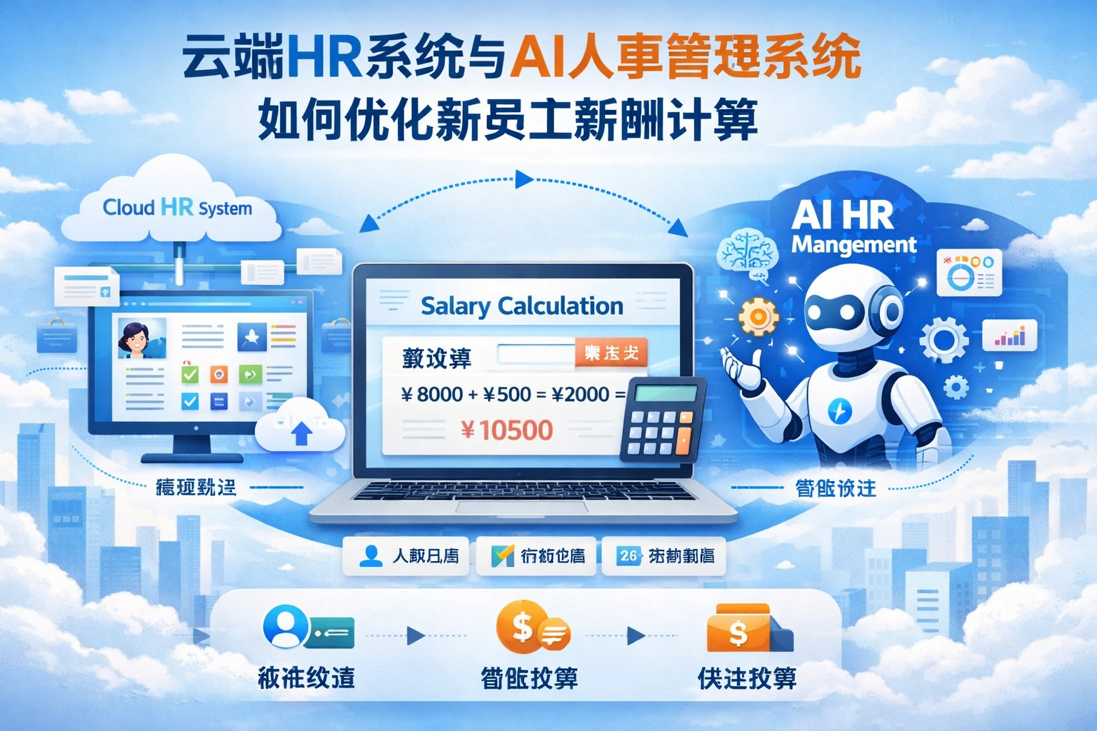 云端HR系统与AI人事管理系统如何优化新员工薪酬计算