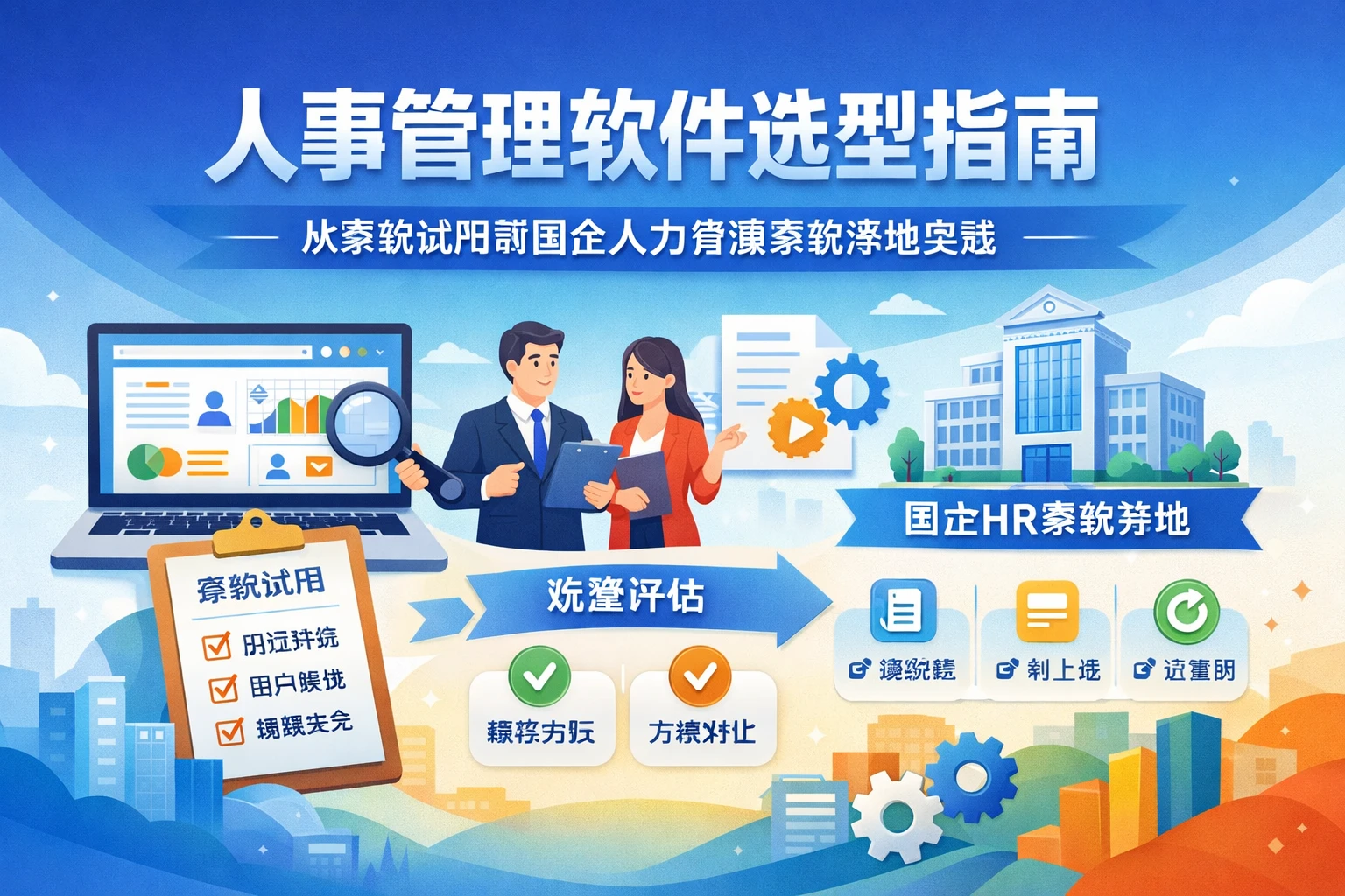 人事管理软件选型指南：从系统试用到国企人力资源系统落地实践