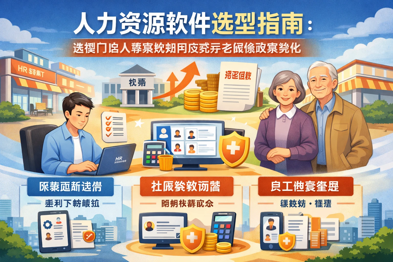 人力资源软件选型指南：连锁门店人事系统如何应对养老保险政策变化