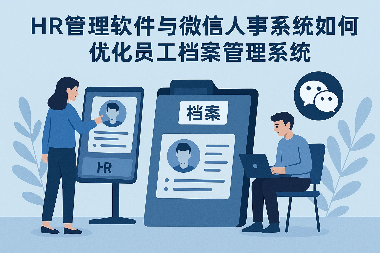HR管理软件与微信人事系统如何优化员工档案管理系统