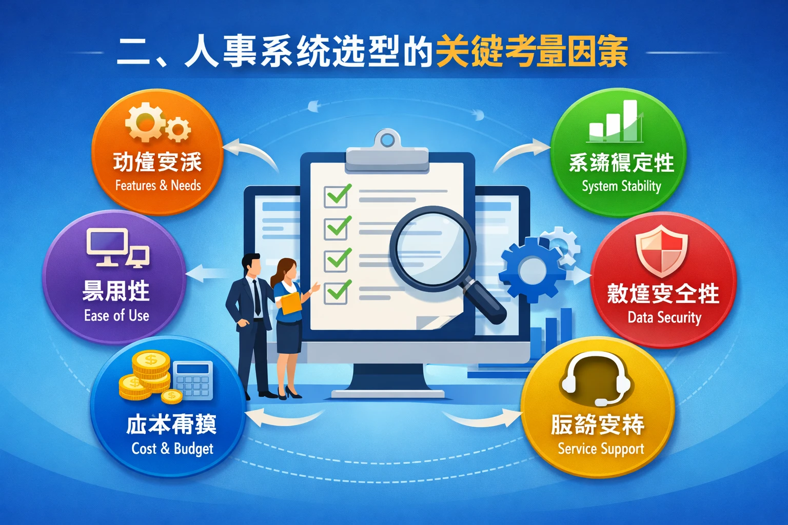 二、人事系统选型的关键考量因素