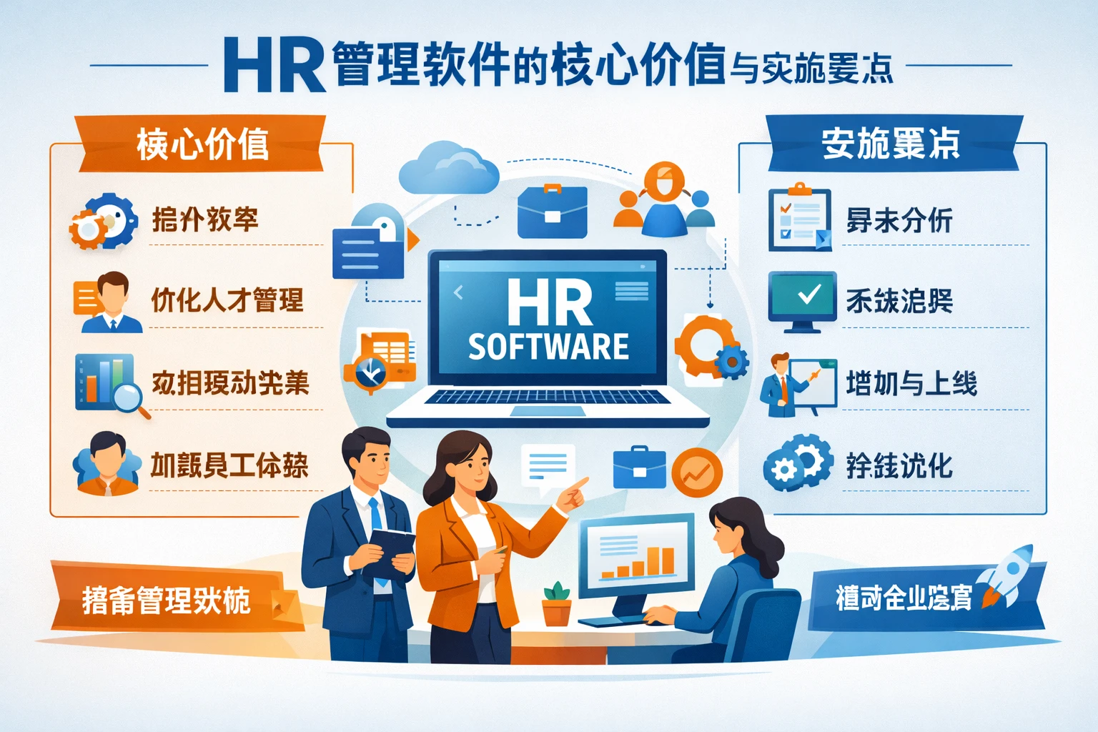 HR管理软件的核心价值与实施要点