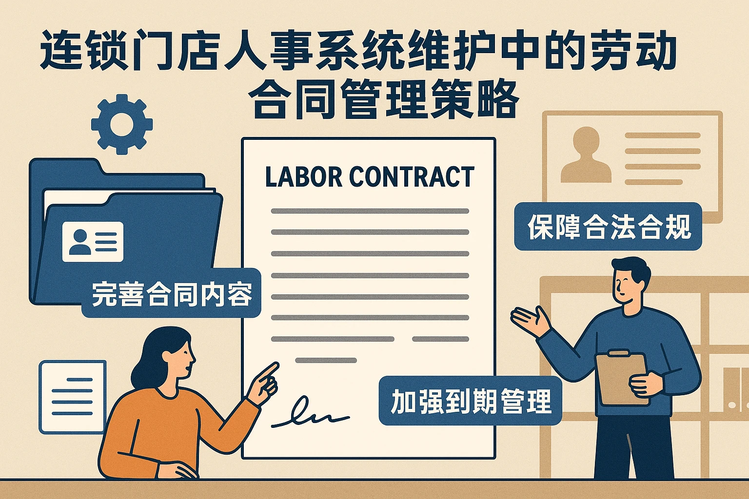 连锁门店人事系统维护中的劳动合同管理策略