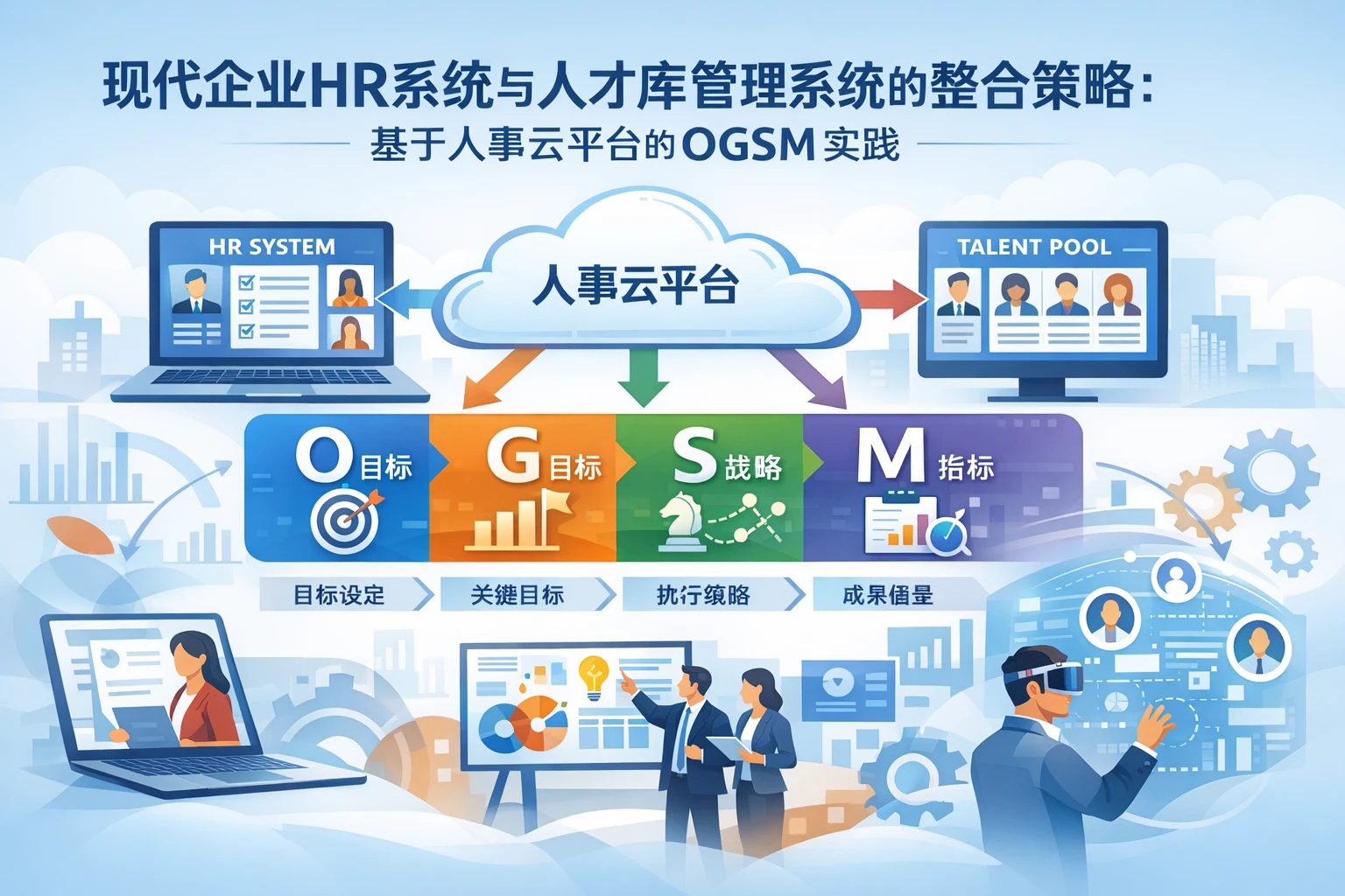 现代企业HR系统与人才库管理系统的整合策略：基于人事云平台的OGSM实践