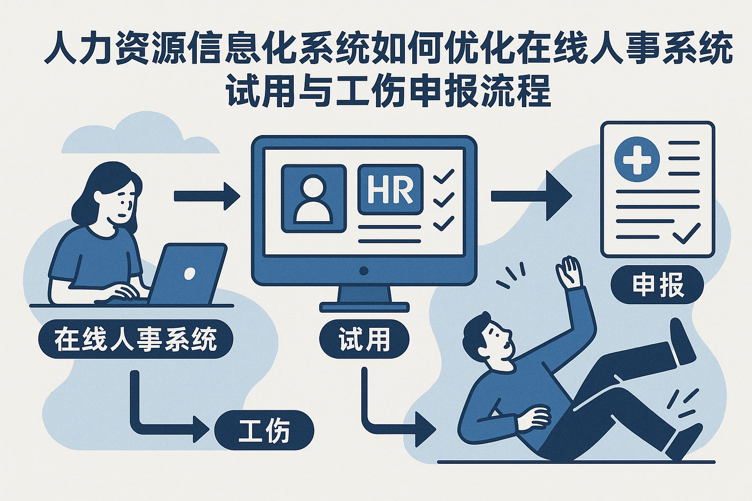 人力资源信息化系统如何优化在线人事系统试用与工伤申报流程