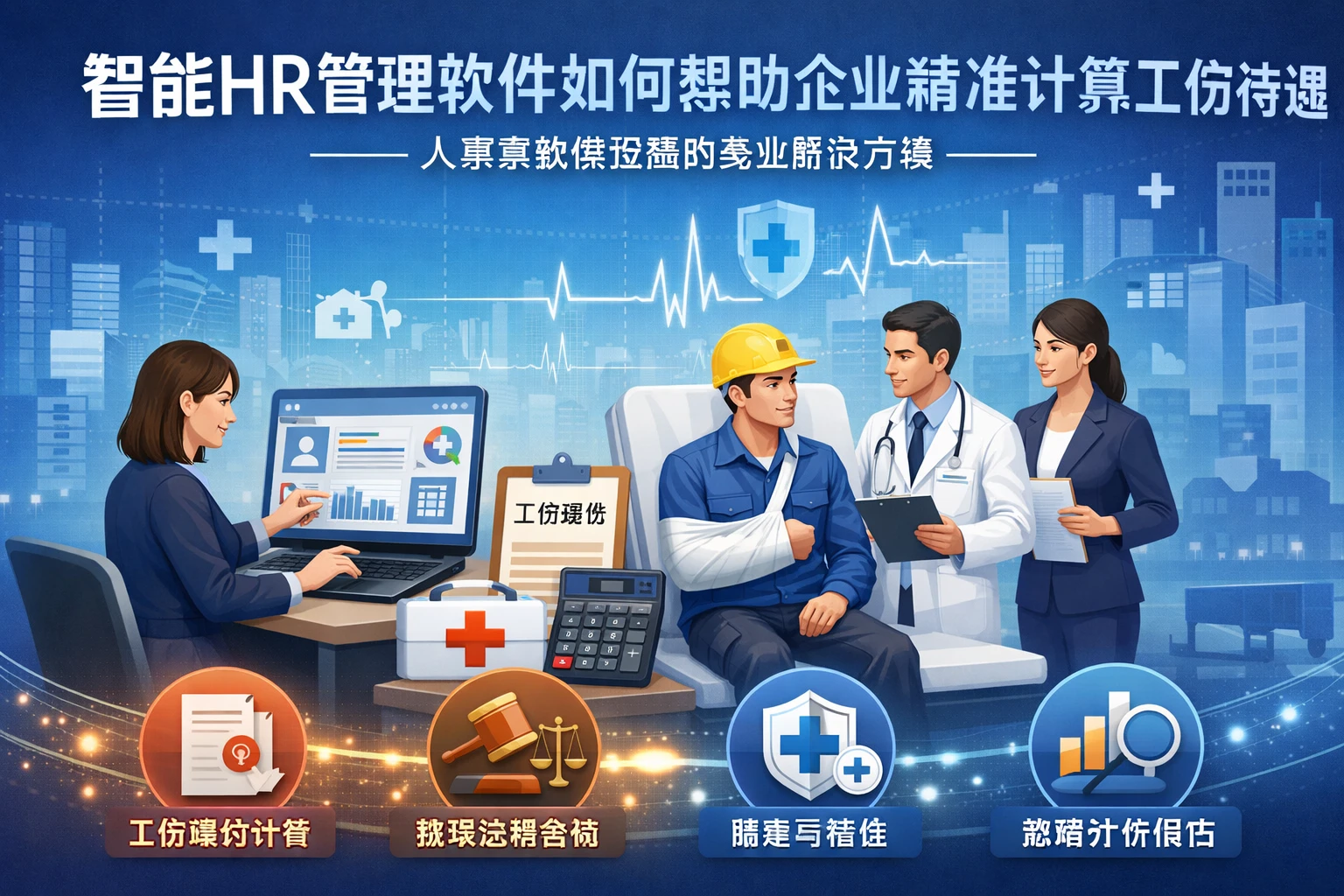 智能HR管理软件如何帮助企业精准计算工伤待遇——人事系统供应商的专业解决方案