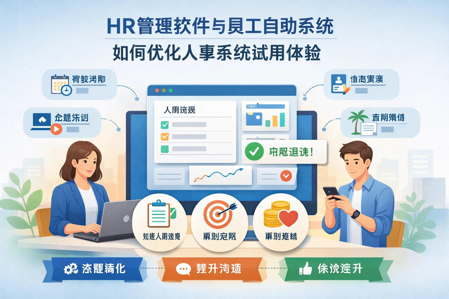 HR管理软件与员工自助系统如何优化人事系统试用体验