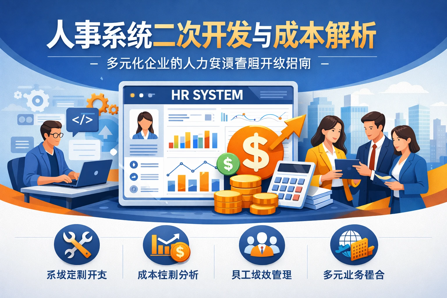 人事系统二次开发与成本解析：多元化企业的人力资源管理升级指南