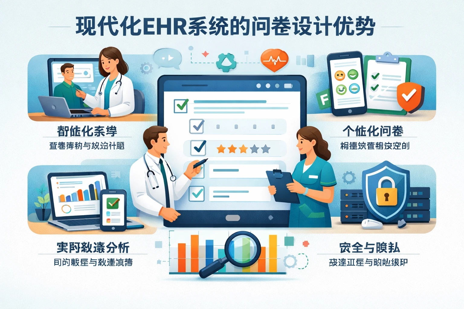 现代化EHR系统的问卷设计优势
