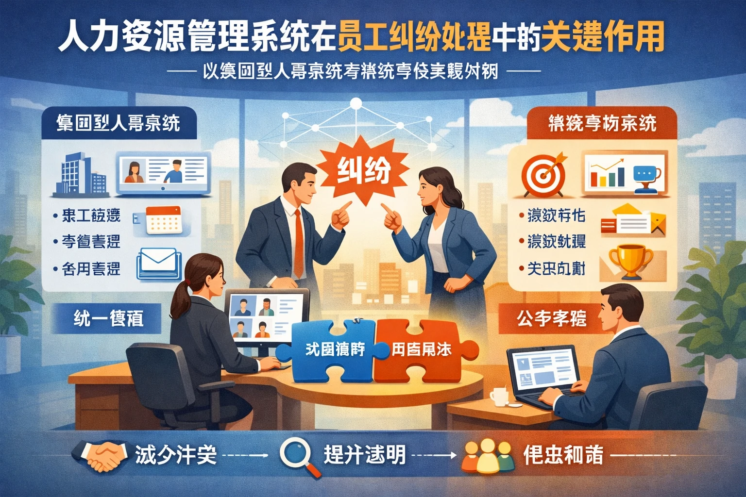 人力资源管理系统在员工纠纷处理中的关键作用——以集团型人事系统与绩效考核系统为例