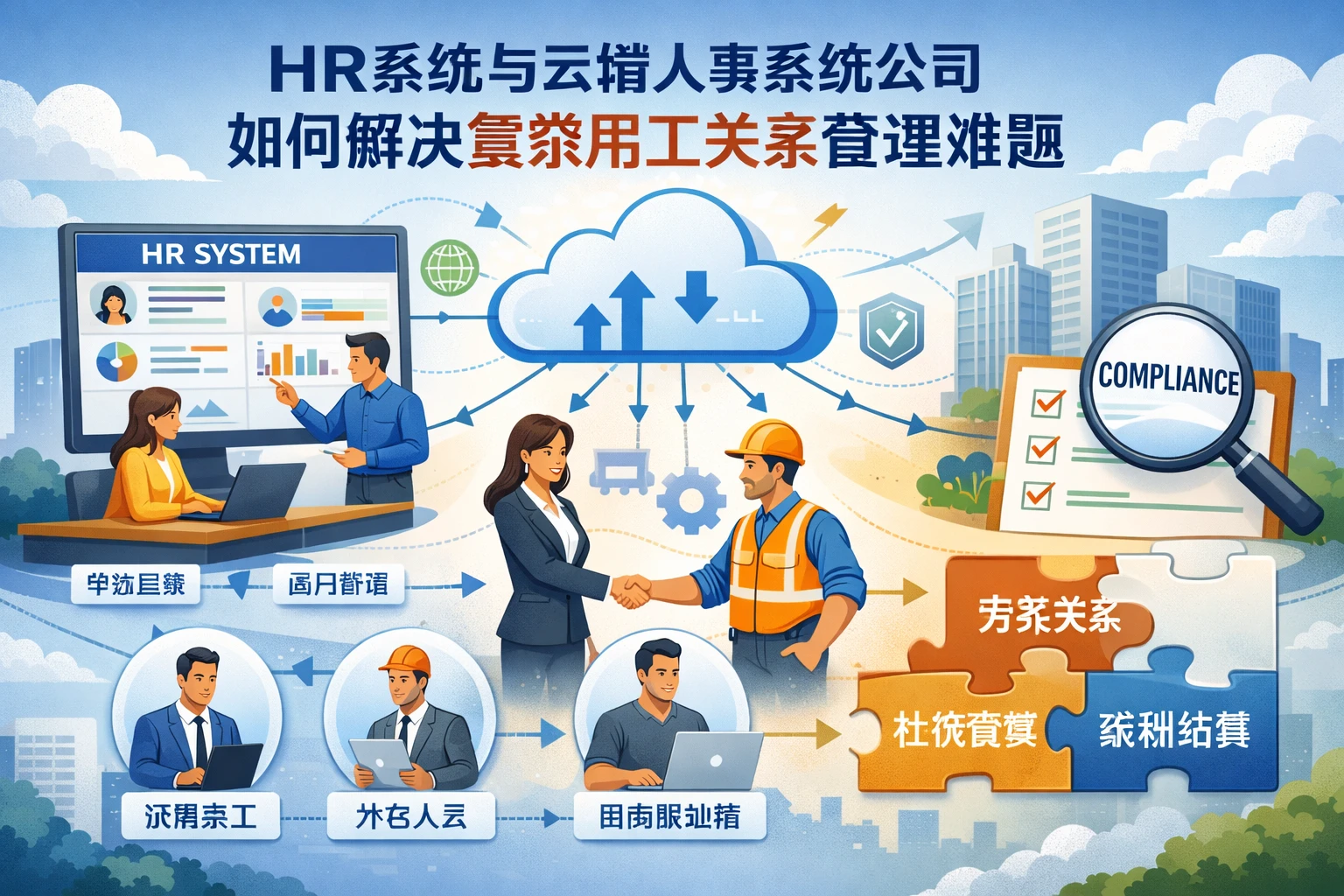 HR系统与云端人事系统公司如何解决复杂用工关系管理难题