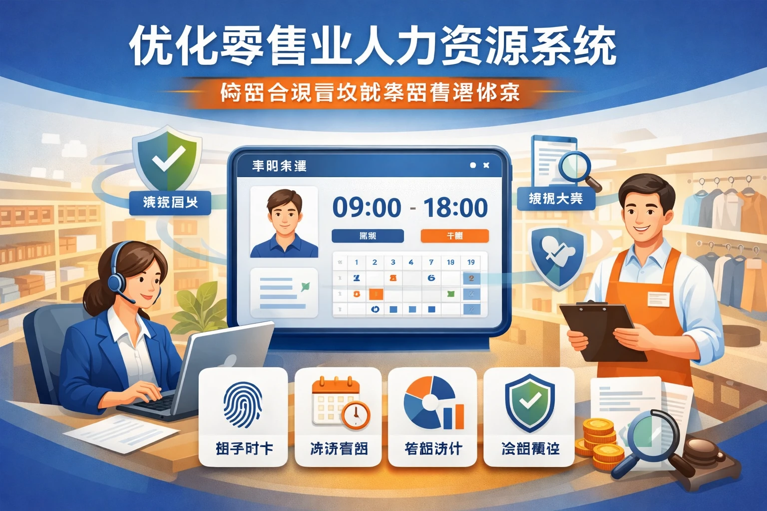 优化零售业人力资源系统:构建合规高效的考勤管理体系