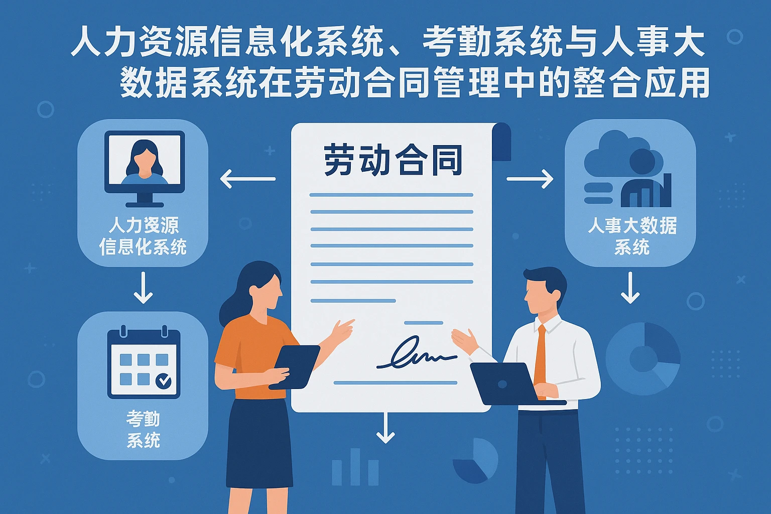 人力资源信息化系统、考勤系统与人事大数据系统在劳动合同管理中的整合应用