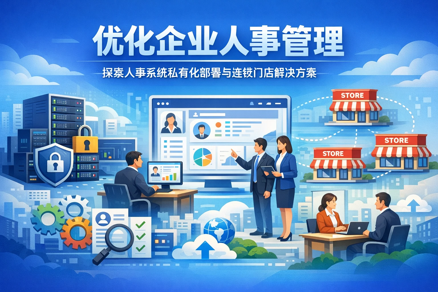 优化企业人事管理:探索人事系统私有化部署与连锁门店解决方案