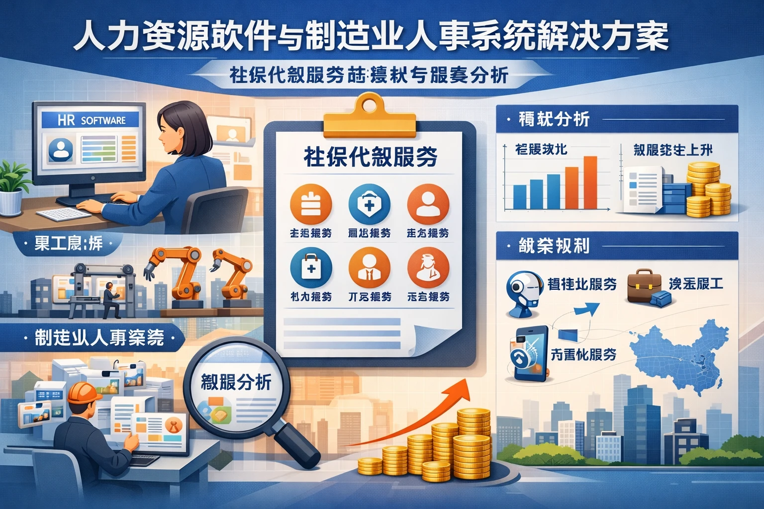 人力资源软件与制造业人事系统解决方案：社保代缴服务的现状与趋势分析