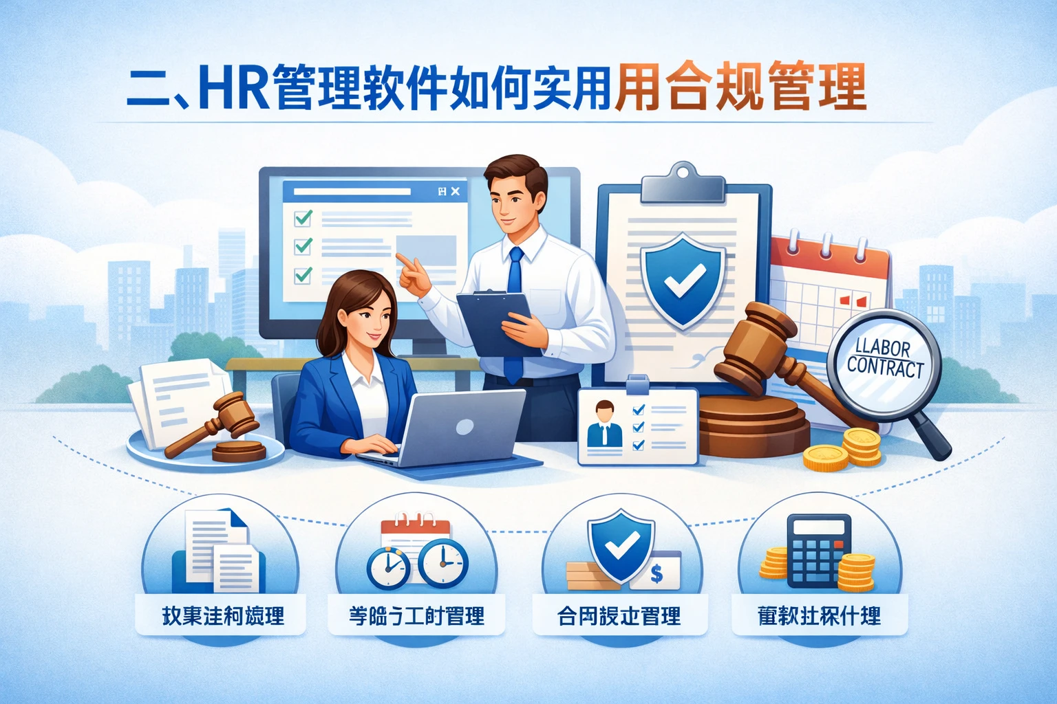 二、HR管理软件如何实现用工合规管理