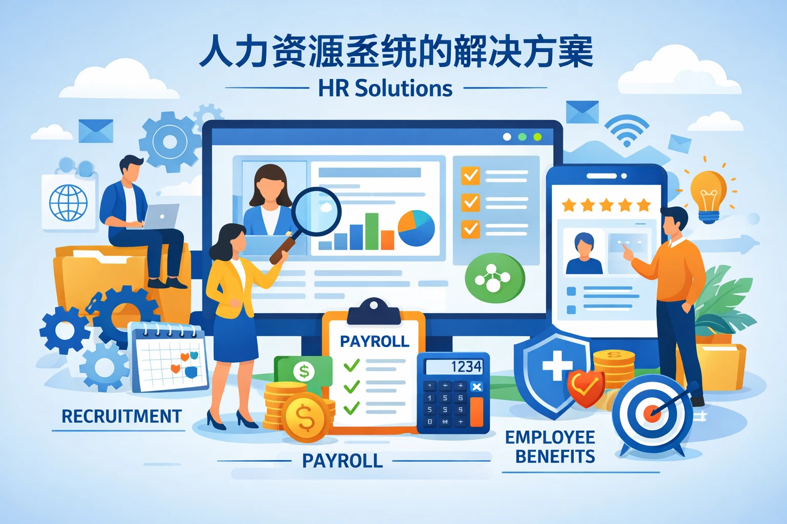 人力资源系统的解决方案