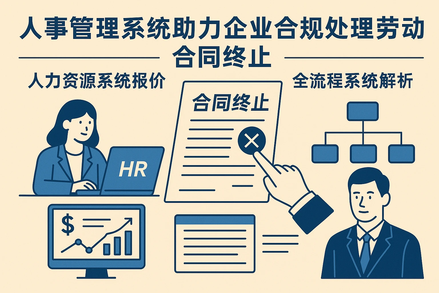 人事管理系统助力企业合规处理劳动合同终止：人力资源系统报价与全流程系统解析