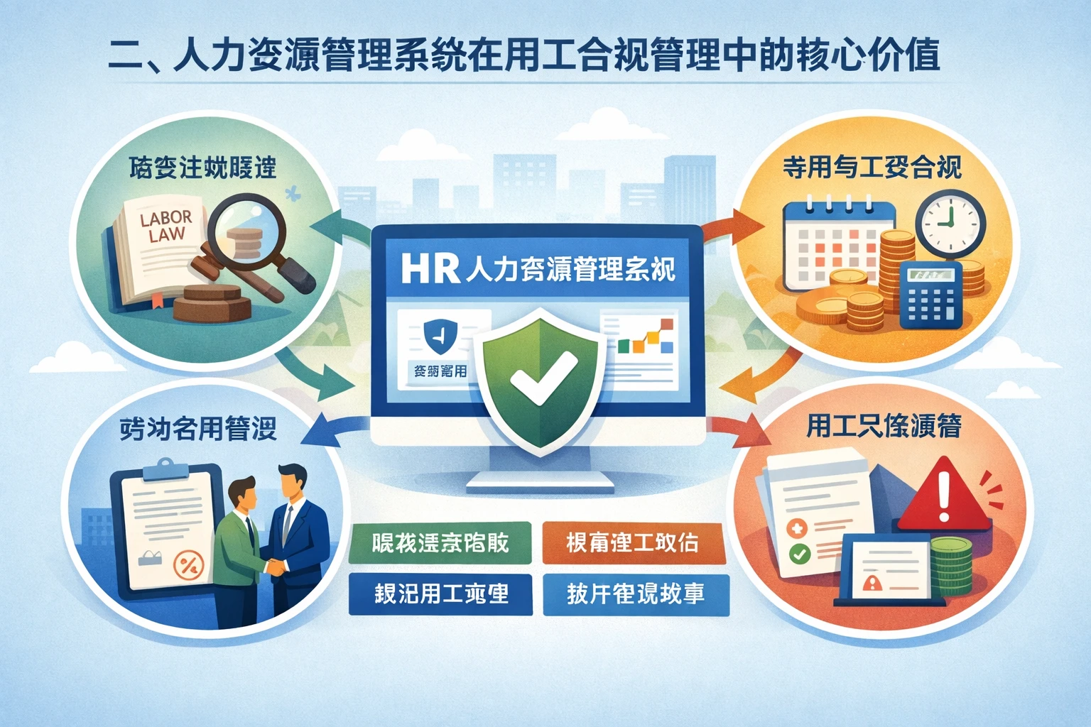 二、人力资源管理系统在用工合规管理中的核心价值