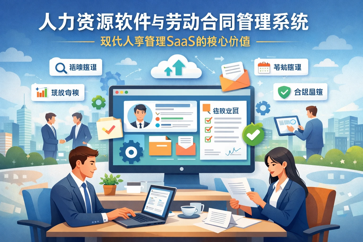 人力资源软件与劳动合同管理系统:现代人事管理SaaS的核心价值