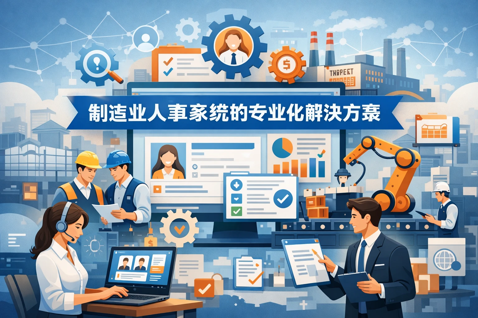 制造业人事系统的专业化解决方案