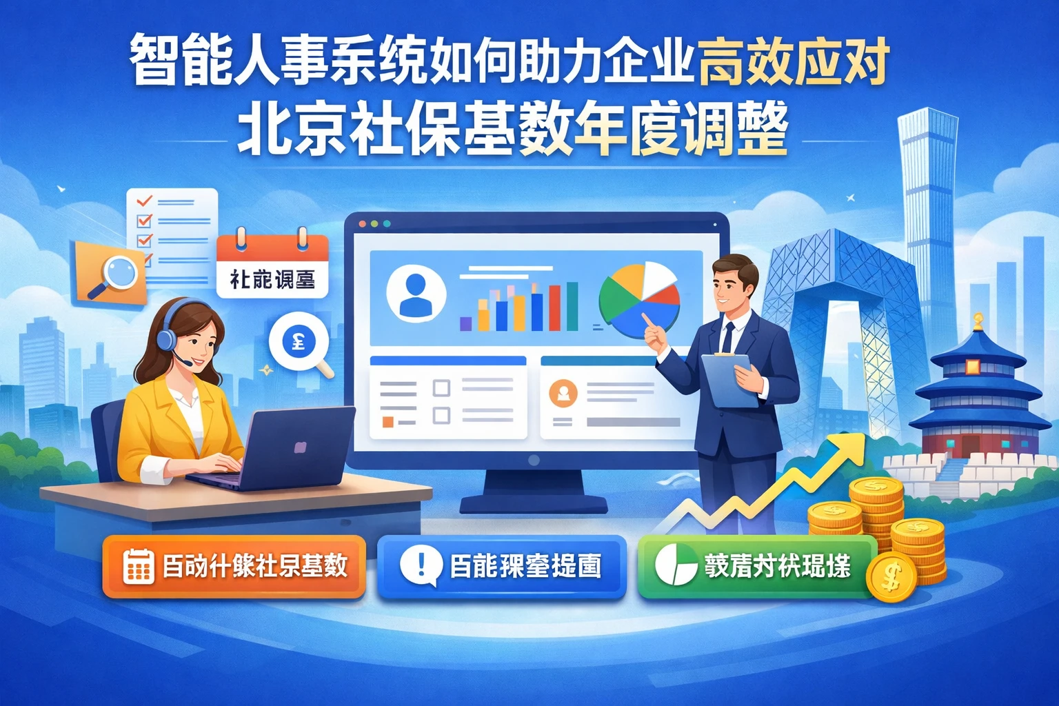 智能人事系统如何助力企业高效应对北京社保基数年度调整
