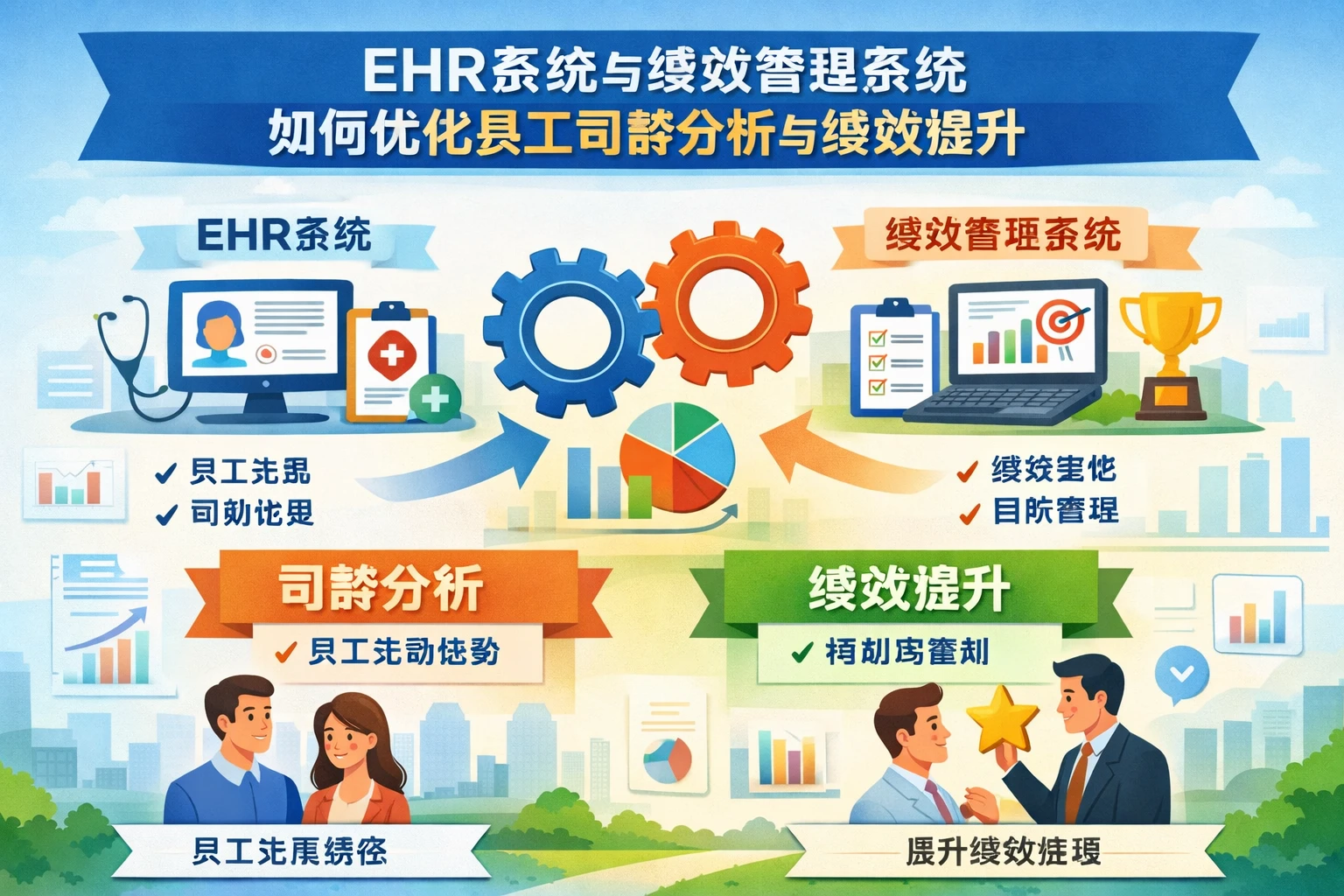 EHR系统与绩效管理系统如何优化员工司龄分析与绩效提升