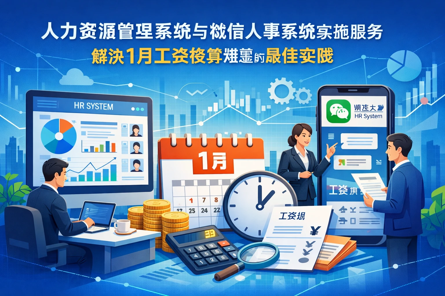 人力资源管理系统与微信人事系统实施服务：解决1月工资核算难题的最佳实践