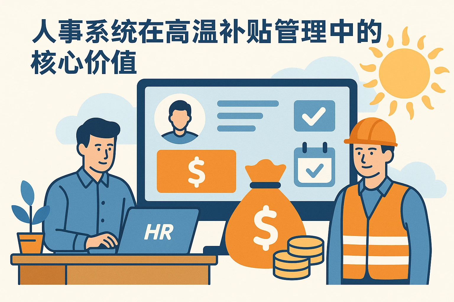 人事系统在高温补贴管理中的核心价值
