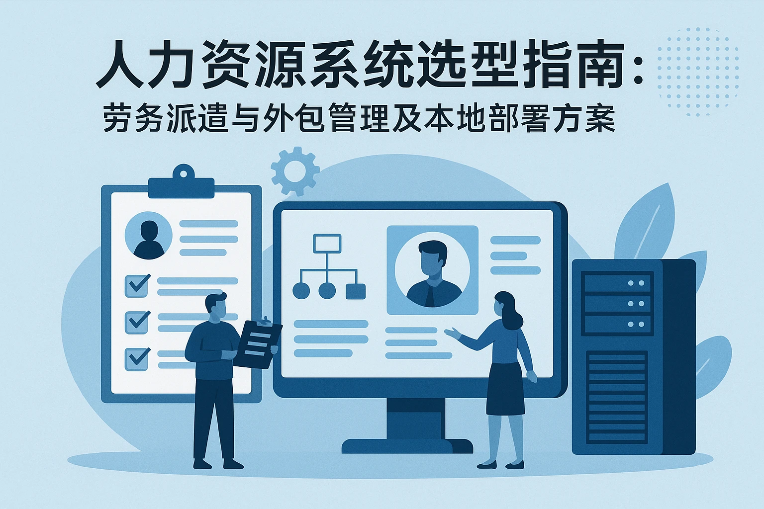 人力资源系统选型指南：劳务派遣与外包管理及本地部署方案