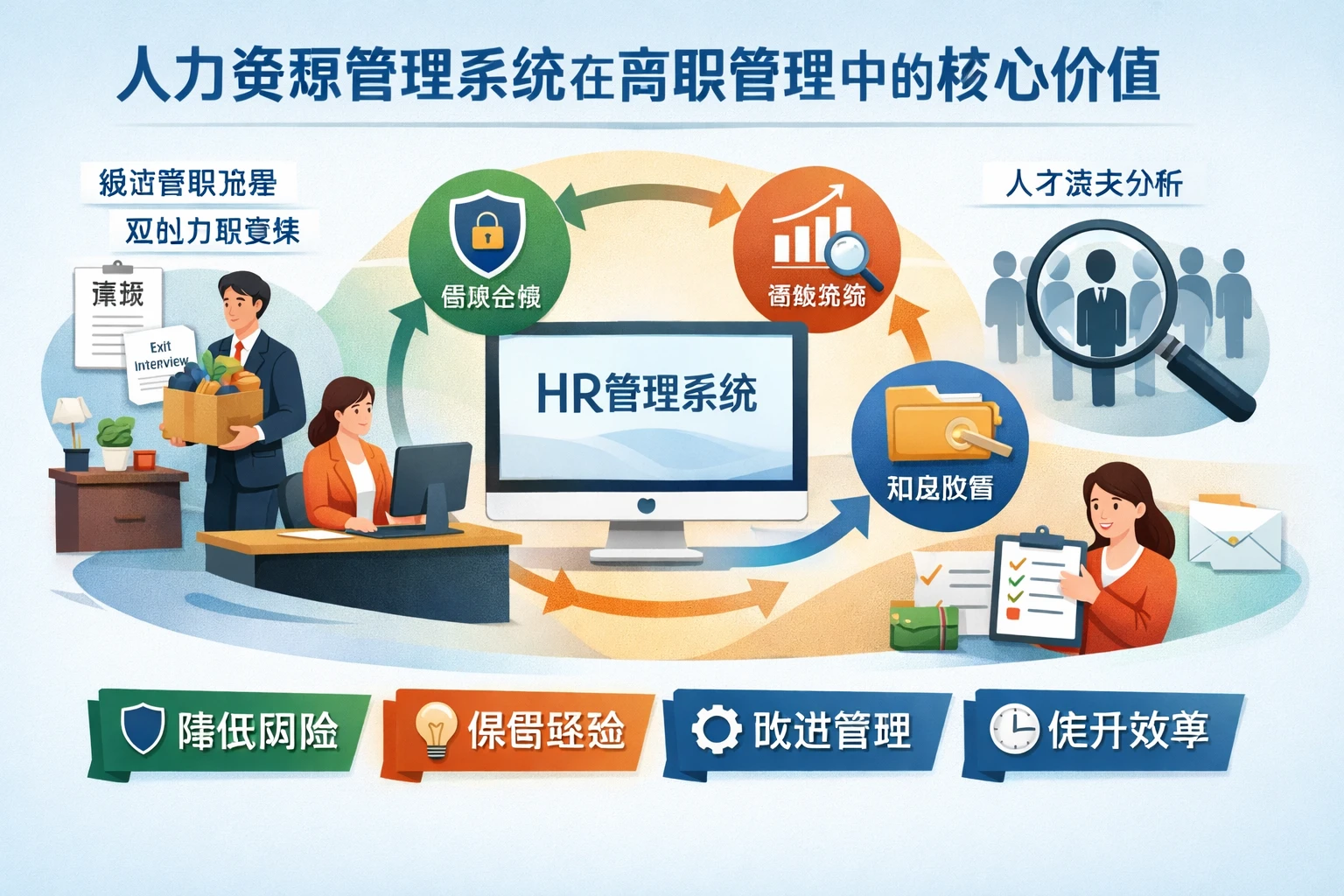 人力资源管理系统在离职管理中的核心价值