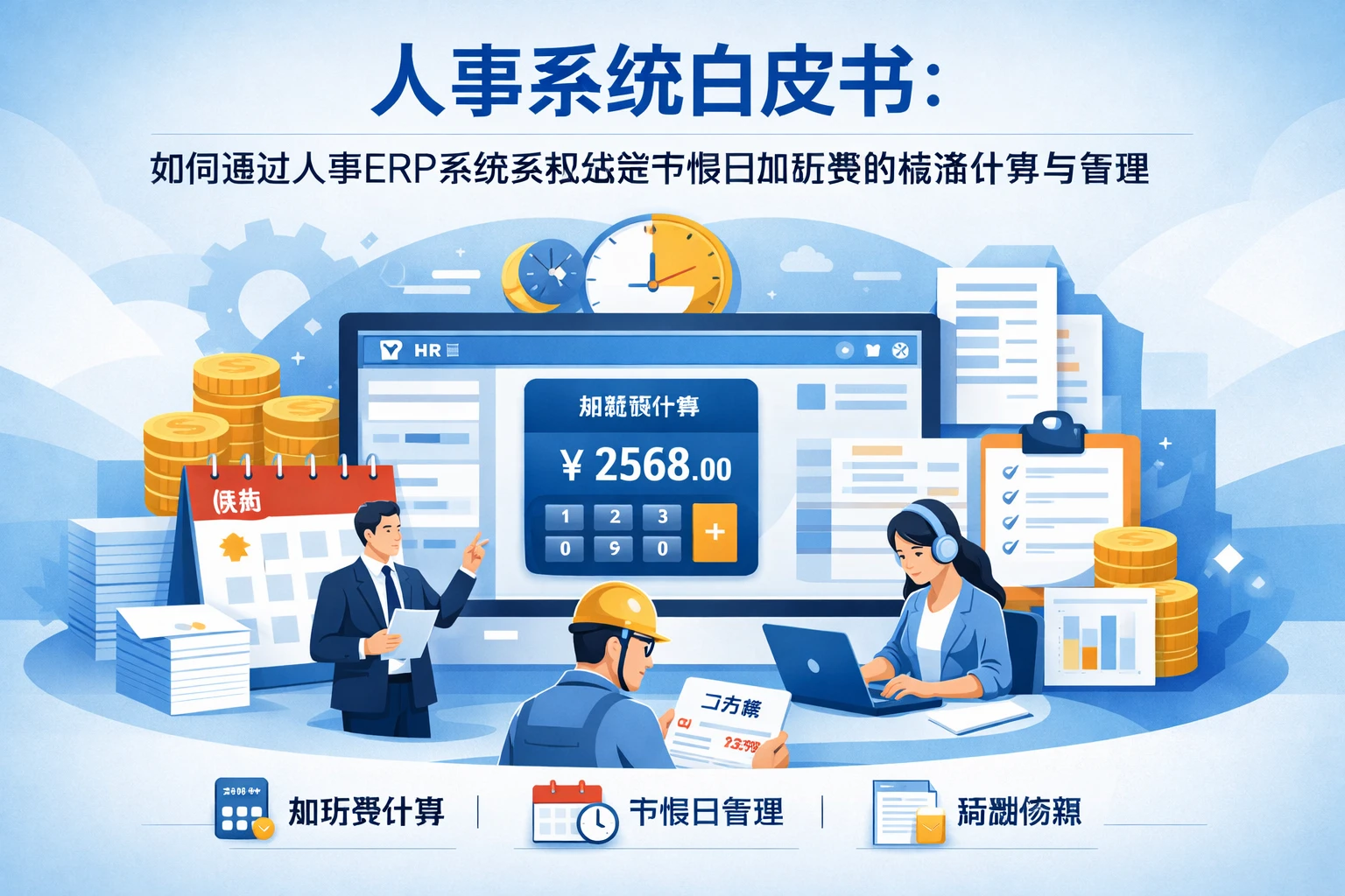 人事系统白皮书：如何通过人事ERP系统实现法定节假日加班费的精准计算与管理