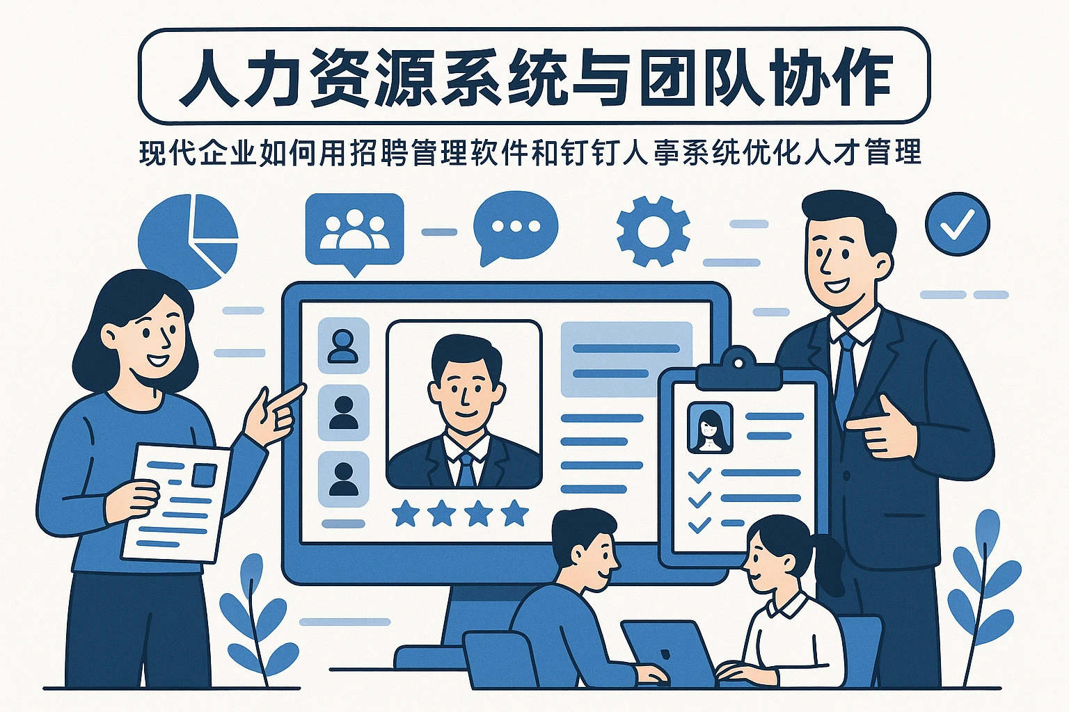 人力资源系统与团队协作:现代企业如何用招聘管理软件和钉钉人事系统优化人才管理