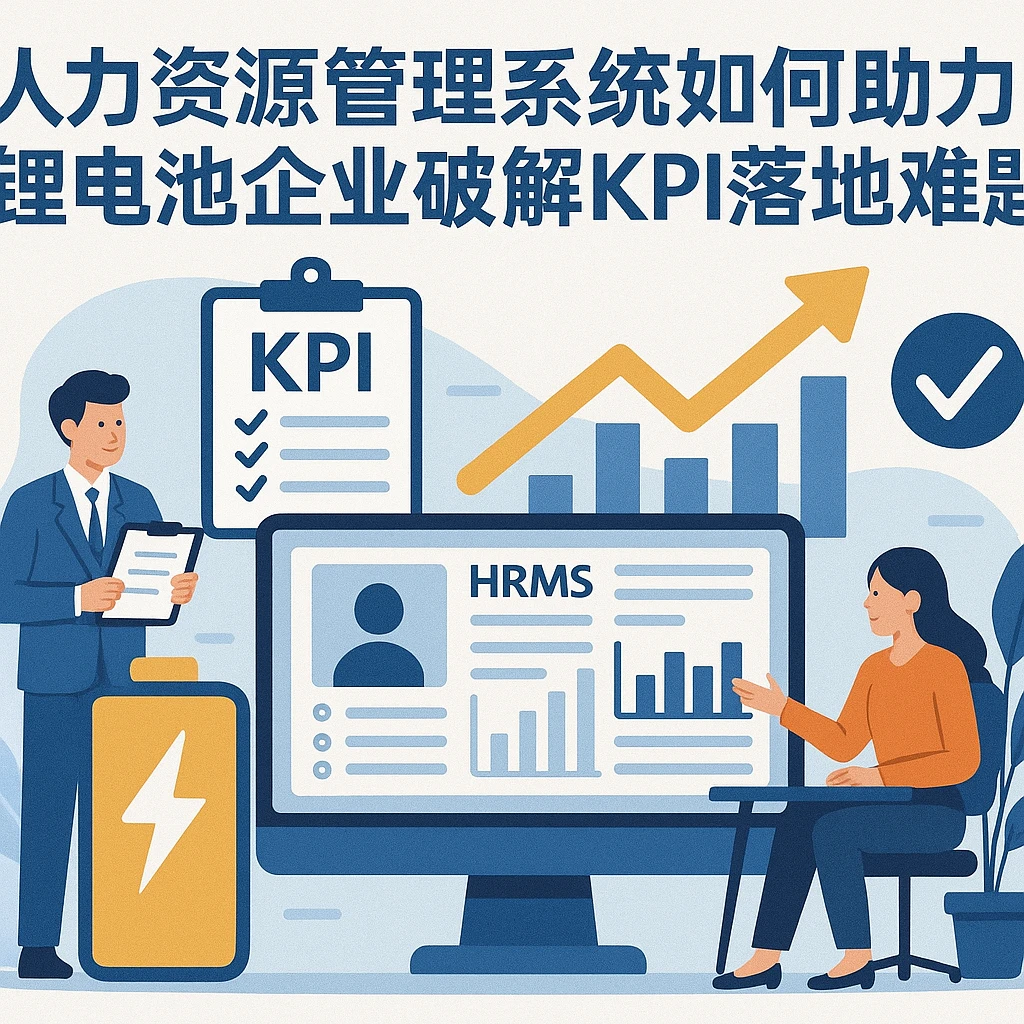 人力资源管理系统如何助力锂电池企业破解KPI落地难题