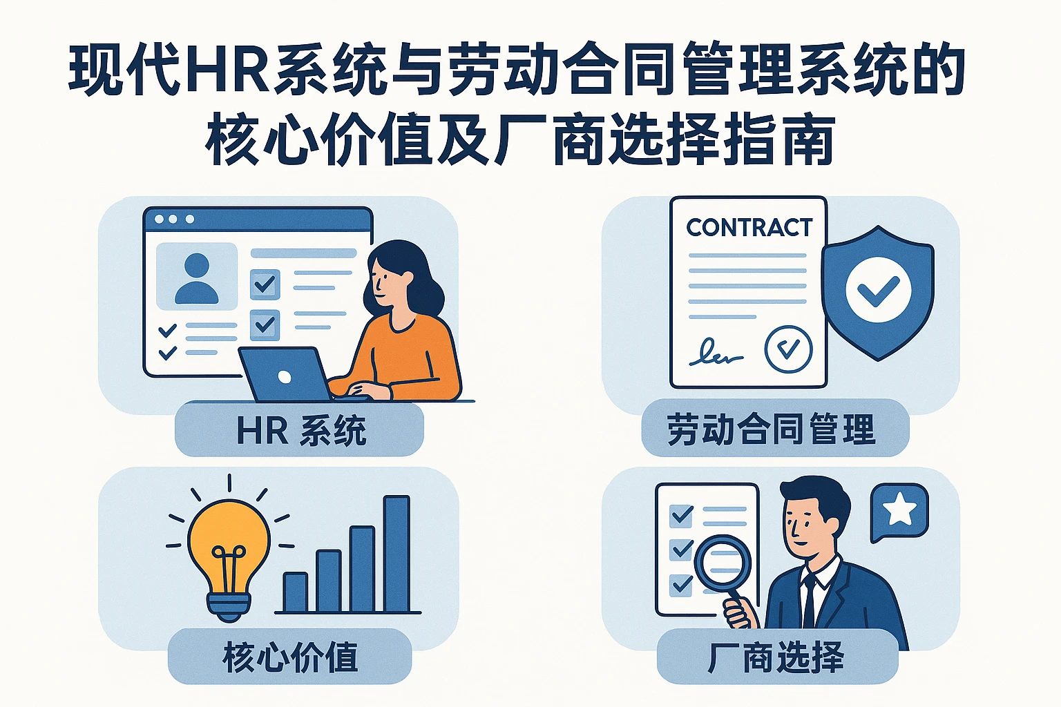 现代HR系统与劳动合同管理系统的核心价值及厂商选择指南