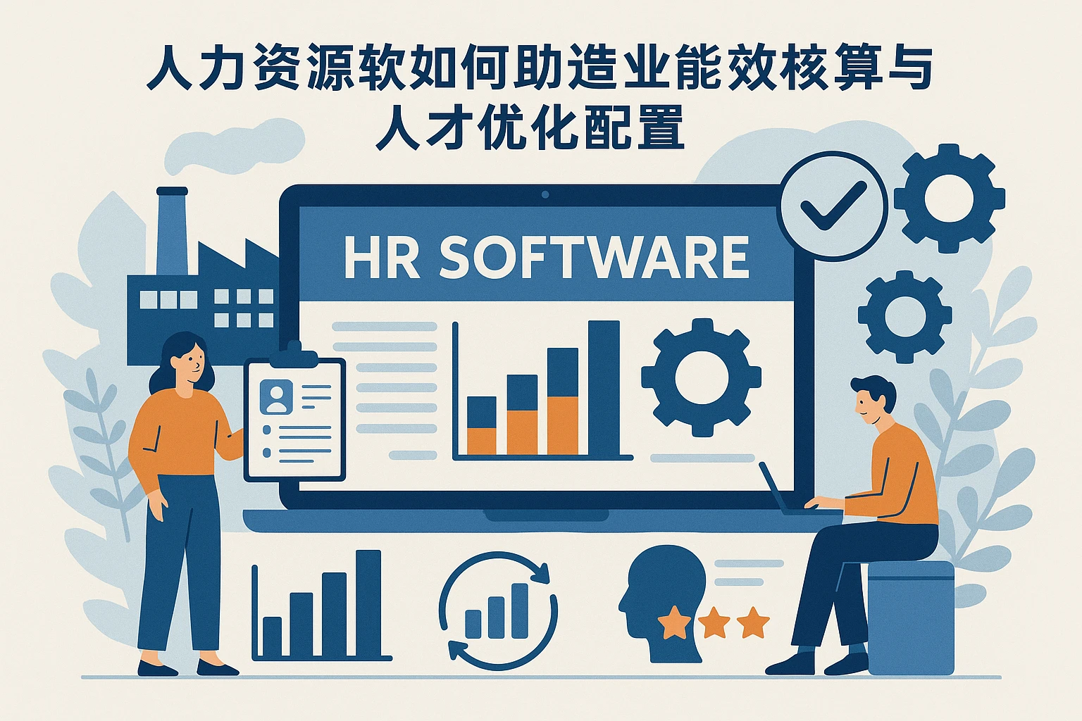 人力资源软件如何助力制造业能效核算与人才优化配置