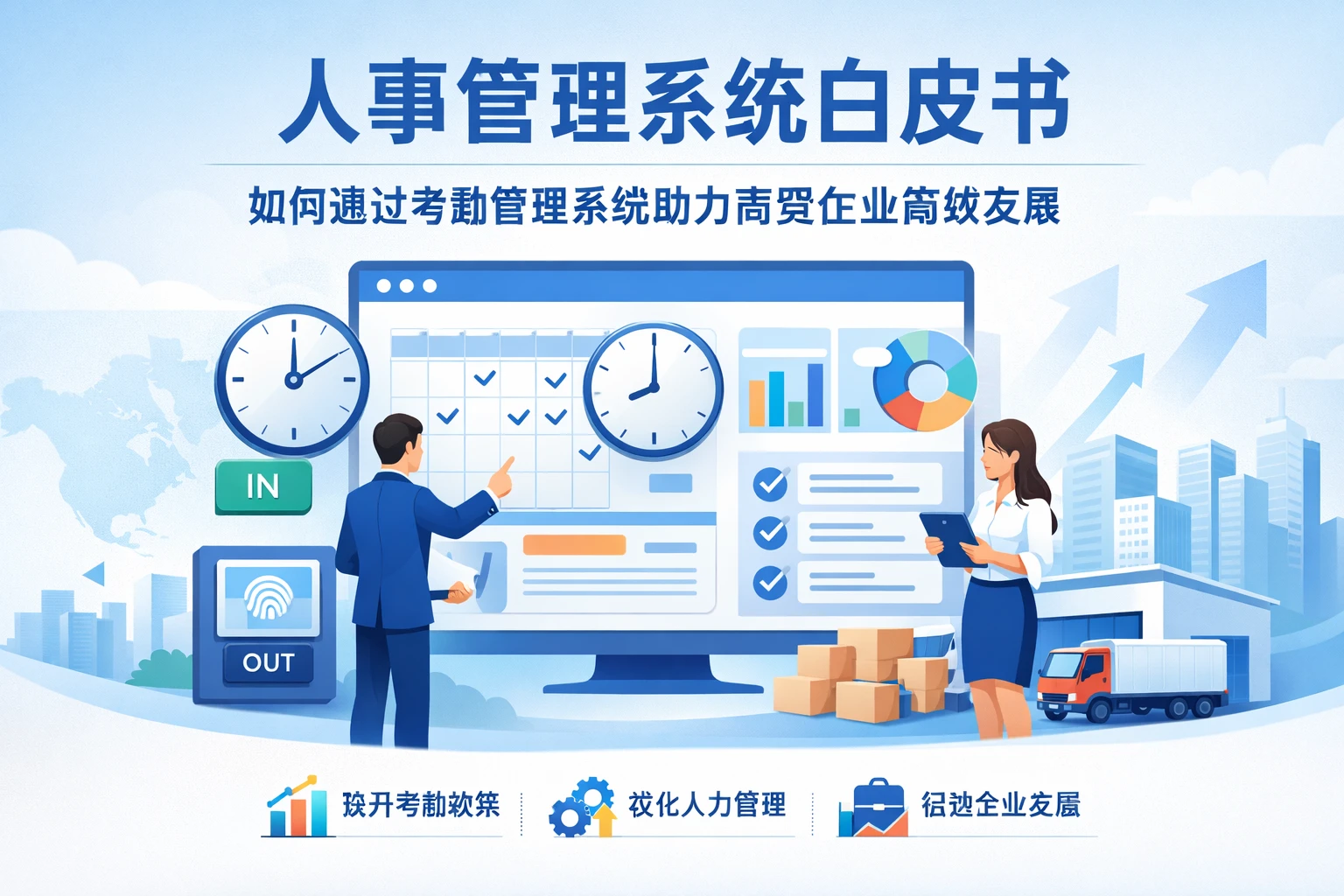人事管理系统白皮书：如何通过考勤管理系统助力商贸企业高效发展