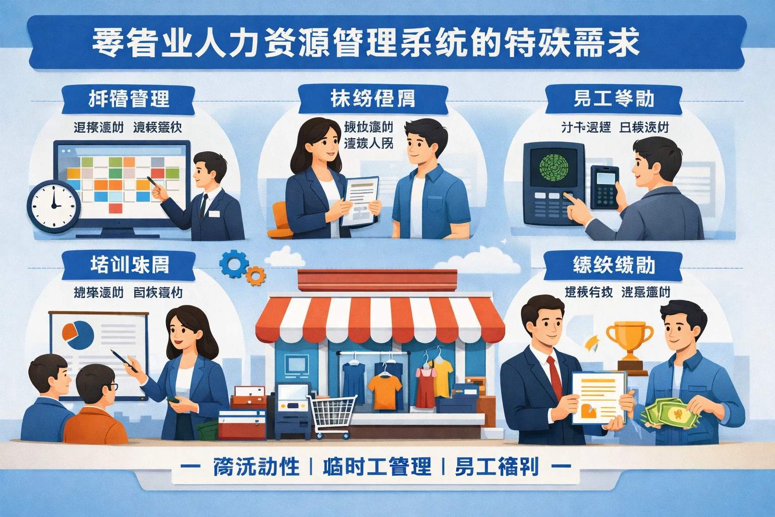 零售业人力资源管理系统的特殊需求