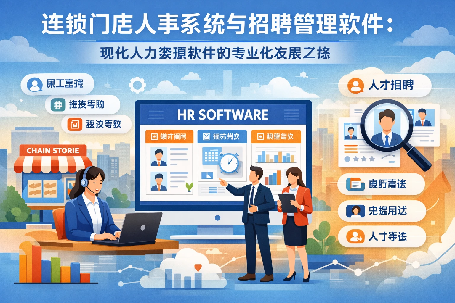 连锁门店人事系统与招聘管理软件:现代人力资源软件的专业化发展之路