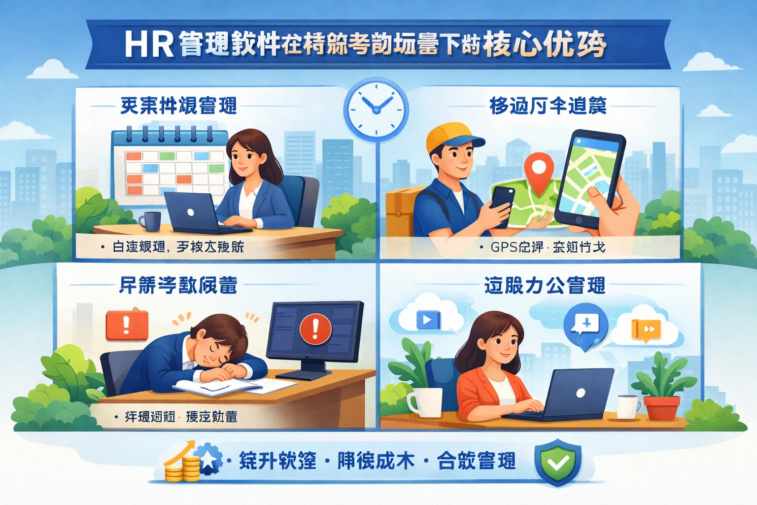 HR管理软件在特殊考勤场景下的核心优势