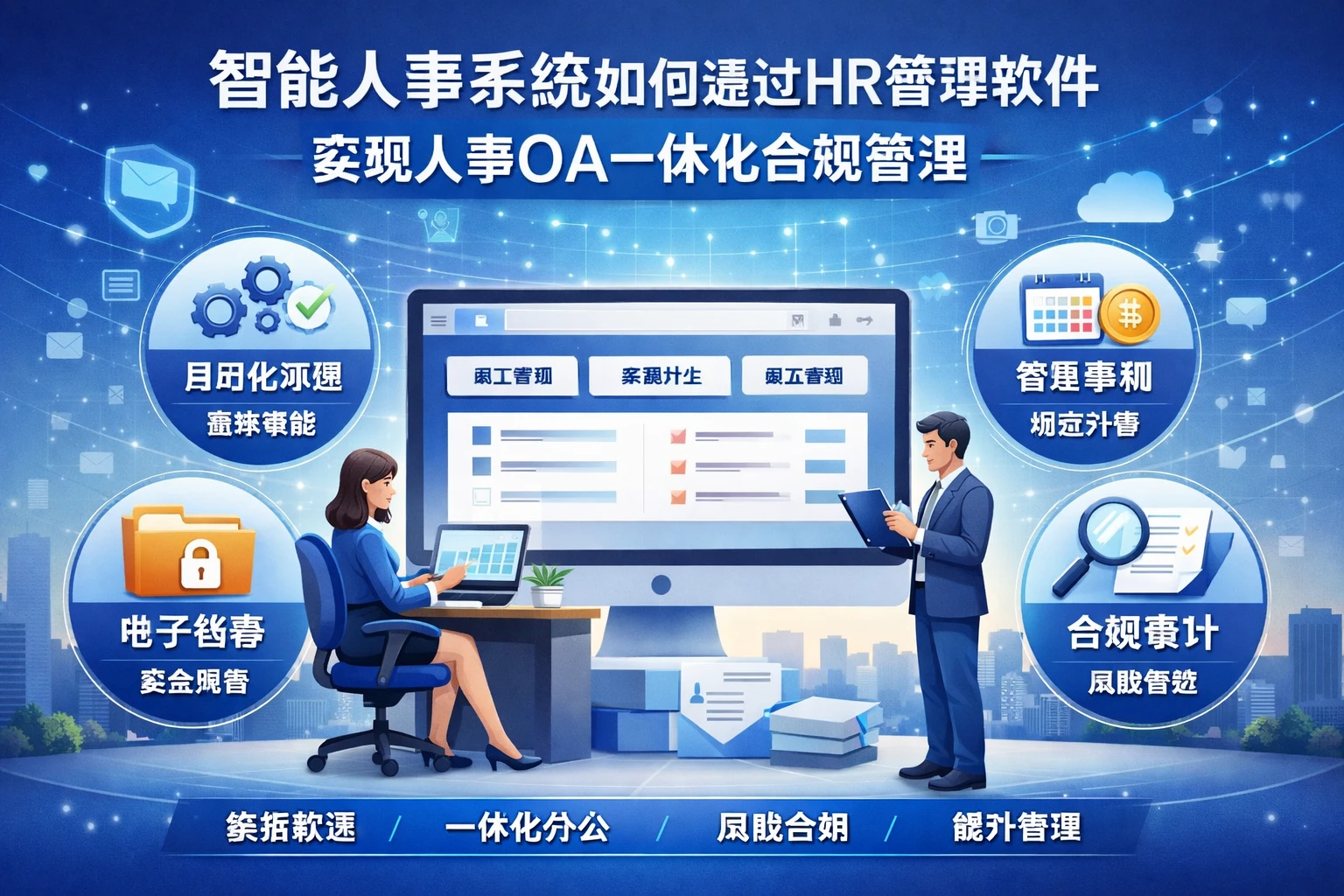 智能人事系统如何通过HR管理软件实现人事OA一体化合规管理