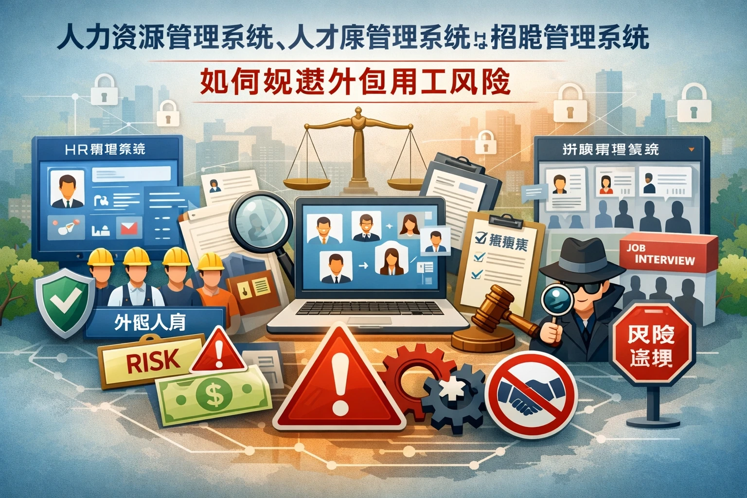 人力资源管理系统、人才库管理系统与招聘管理系统如何规避外包用工风险