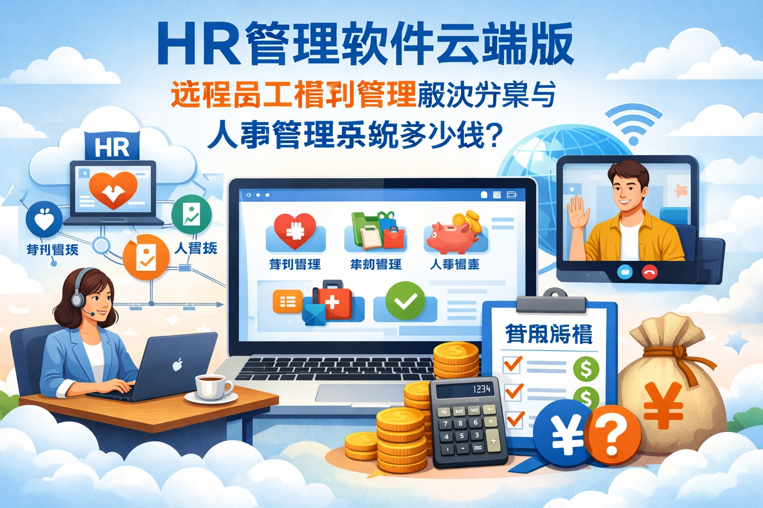 HR管理软件云端版:远程员工福利管理解决方案与人事管理系统多少钱
