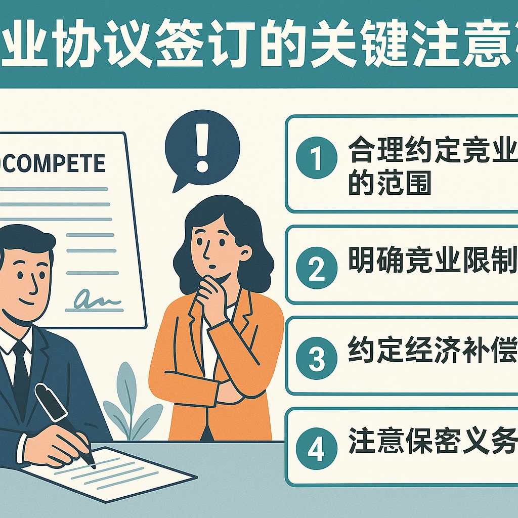 竞业协议签订的关键注意事项