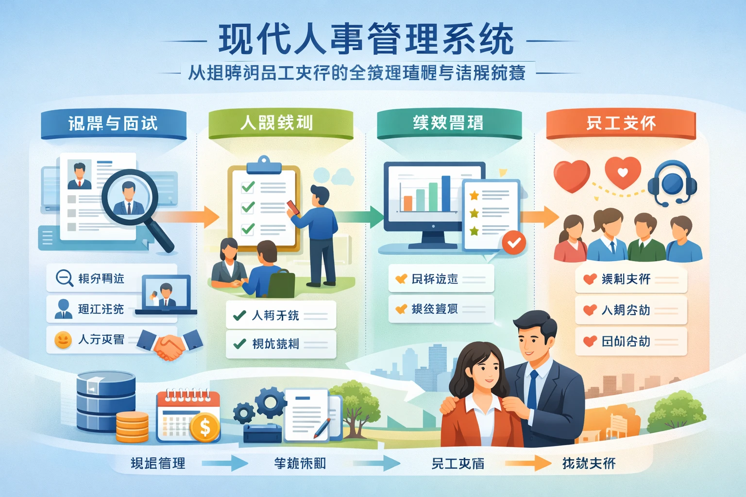 现代人事管理系统：从招聘到员工关怀的全流程指南与使用教程