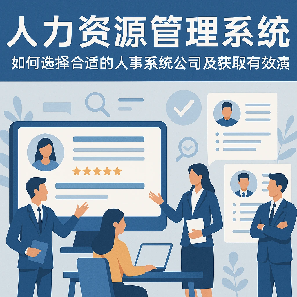 人力资源管理系统：如何选择合适的人事系统公司及获取有效演示