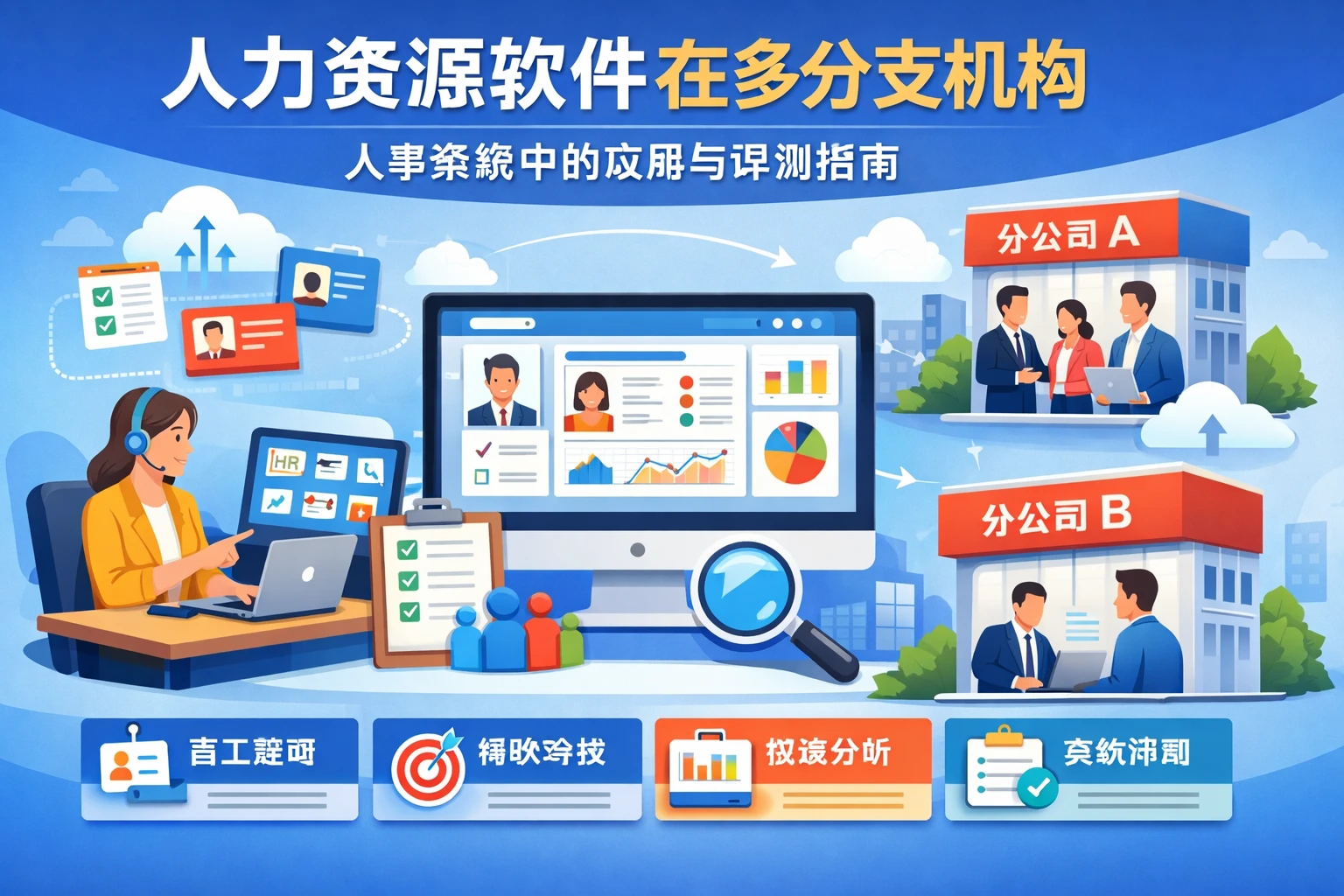 人力资源软件在多分支机构人事系统中的应用与评测指南