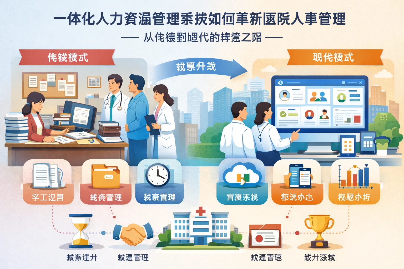 一体化人力资源管理系统如何革新医院人事管理——从传统到现代的转型之路