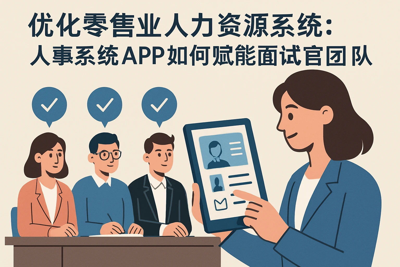 优化零售业人力资源系统：人事系统APP如何赋能面试官团队